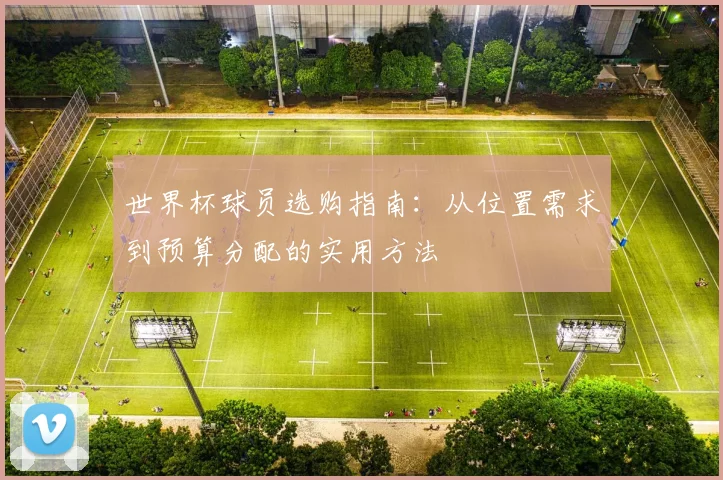 世界杯球员选购指南:从位置需求到预算分配的实用方法